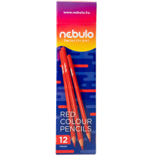 Nebulo : Piros háromszögletű színes ceruza 1db színes ceruza