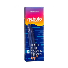 Nebulo Színes ceruza, háromszögletű, jumbo, NEBULO, kék színes ceruza