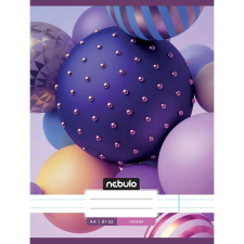 Nebulo : Színes gömbök vonalas füzet 81-32 A/4 füzet