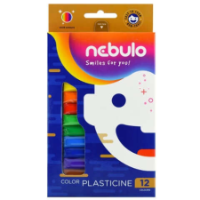 Nebuló színes gyurma készlet - 12 szín 200 g gyurma