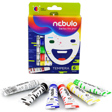 Nebulo : Színes tempera készlet 12ml 6db tempera