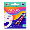 Nebulo : Színes zsírkréta szett 12db-os