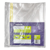 Nebulo Tankönyvborító nebulo a/4 öntapadós csíkkal víztiszta 65mic 51,5x31 cm 10 darabos rcs-tk-a4-si