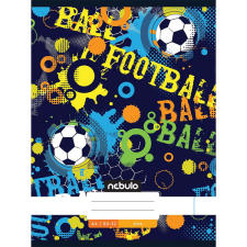 Nebulo : Tűzött sima Football labda mintás füzet 80-32 A/4 füzet