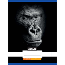 Nebulo : Tűzött sima gorilla mintás füzet 80-32 A/4 füzet