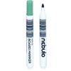 Nebulo : WhiteBoard marker kúpos hegyű táblafilc zöld színben
