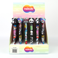 Nebulo Zseléstoll radírozható, panda, 36 db/display Nebulo toll