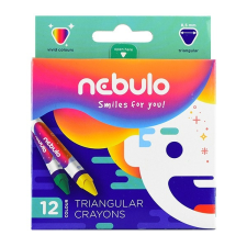 Nebulo Zsírkréta NEBULO háromszög alakú 12db-os készlet kréta