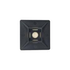 Nedes Öntapadós szalagtartó max 2,8mm fekete, 100 db - TMA1212/BK villanyszerelés
