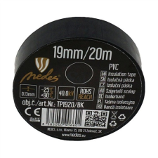 Nedes Szigetelőszalag PVC 19mm/20m fekete - TP1920/BK villanyszerelés