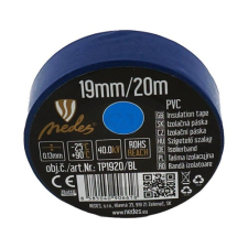 Nedes Szigetelőszalag PVC 19mm/20m kék - TP1920/BL villanyszerelés