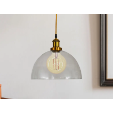 Nedes Üveg függőlámpa 60W E27 foglalattal, átlátszó, Ø300x150x1000 mm - ME0508H világítás