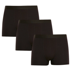 Nedeto 3PACK Férfi boxeralsó Nedeto fekete (3NB001) L
