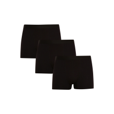 Nedeto 3PACK Férfi boxeralsó Nedeto fekete (3NDTB001) 4XL