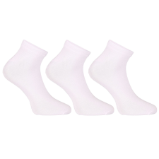 Nedeto 3PACK zokni Nedeto alacsony bambusz fehér (3PBN02) L férfi zokni