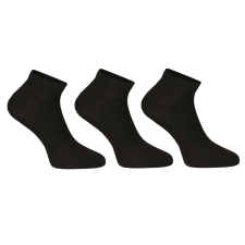 Nedeto 3PACK zokni Nedeto alacsony bambusz fekete (3PBN01) L férfi zokni