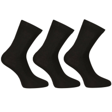 Nedeto 3PACK zokni Nedeto bokazokni bambusz fekete (3PBK01) M férfi zokni