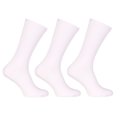 Nedeto 3PACK zokni Nedeto magas bambusz fehér (3PBV02) M férfi zokni