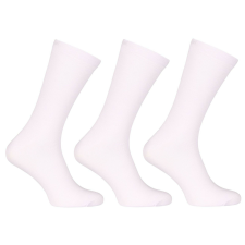 Nedeto 3PACK zokni Nedeto magas bambusz fehér (3PBV02) XL férfi zokni