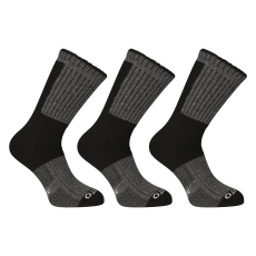 Nedeto 3PACK zokni Nedeto magas téli fekete (3NWC1) M