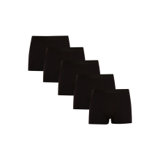 Nedeto 5PACK Férfi boxeralsó Nedeto fekete (5NDTB001) XXL