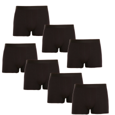 Nedeto 7PACK Férfi boxeralsó Nedeto fekete (7NB001) 3XL