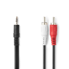 Nedis CAGL22200BK100 audio kábel