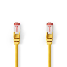Nedis Cat 6 kábel, RJ45 (8P8C) dugasz-RJ45 (8P8C) dugasz, S/FTP, 1.00 m, sárga (CCGP85221YE10) kábel és adapter