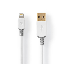Nedis CCBW39300WT10 Lightning szinkronizáló- és töltőkábel 1m fehér dobozos (CCBW39300WT10) kábel és adapter