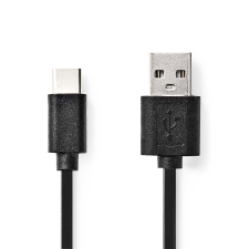 Nedis CCGB60600BK30 USB-C apa - USB-A apa 2.0 Adat és töltő kábel - Fekete (3m) kábel és adapter