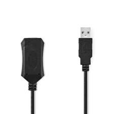 Nedis CCGL60EXTBK50 USB 2.0 5 M USB A Fekete kábel és adapter
