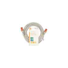 Nedis CCGL85230GY50 UTP Cat6 patch kábel, RJ45 aranyozott érintkezők, hossz 5m kábel és adapter