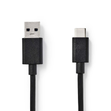 Nedis CCGP61600BK10 USB-C - USB-A töltő- és szinkronkábel 1m fekete (CCGP61600BK10) kábel és adapter