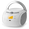 Nedis CD lejátszó Boombox/ Tápellátás 9 W/ Elemről/ Hálózatról/ Sztereó/ BT/ FM/ USB/ Fehér