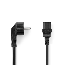 Nedis CEGL10000BK50 220V Hálózati tápkábel 5m - Fekete (CEGL10000BK50) kábel és adapter