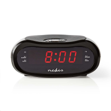 Nedis digitális rádiós ébresztőóra (CLAR001BK) (CLAR001BK) ébresztőóra