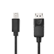 Nedis DisplayPort 1.2 - Mini DisplayPort Kábel 2m - Fekete kábel és adapter