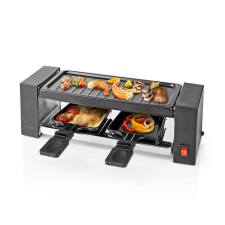 Nedis FCRA210FBK2 Raclette grill, 400Watt, fekete grillsütő