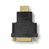 Nedis HDMI™ adapter | HDMI™ Csatlakozó | DVI-D 24+1-Pin Aljzat | Aranyozott | Egyenes | ABS | Antracit | 1 db | Doboz