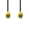 Nedis Nedis composite videó kábel, RCA dugó - RCA dugó, hossz 2m, CVGL24100BK20