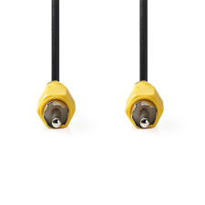 Nedis Nedis composite videó kábel, RCA dugó - RCA dugó, hossz 2m, CVGL24100BK20 kábel és adapter