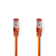 Nedis RJ45 Cat 6 S/FTP kábel 25cm narancssárga (CCGP85221OG025) kábel és adapter