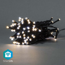 Nedis SmartLife Dekoratív LED | Húr | Wi-Fi | Meleg és lehűlni fehér | 50 LED&#039;s | 5.00 m | Android™ / IOS karácsonyfa izzósor