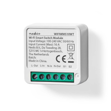 Nedis SmartLife Wi-Fi kapcsolómodul (WIFIWMS10WT) (WIFIWMS10WT) okos kiegészítő