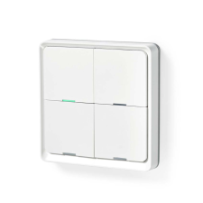 Nedis SmartLife Zigbee 3.0 fali kapcsoló fehér (ZBWS40WT) (ZBWS40WT) okos kiegészítő