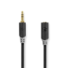 Nedis Stereo Audio Cable 3,5mm jack 5m Black