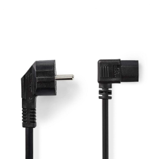Nedis tápkábel IEC-320-C13 2m fekete (CEGP10020BK20) kábel és adapter