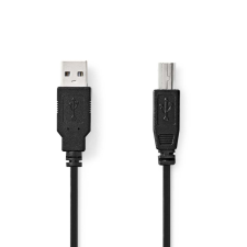 Nedis USB-A - USB-B kábel 3m fekete (CCGP60100BK30) (CCGP60100BK30) - Nyomtató kábel kábel és adapter