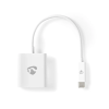 Nedis USB-C apa - HDMI anya Adapterkábel 0.2m Fehér