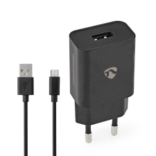 Nedis WCHAM105ABK USB-A Hálózati töltő - Fekete (5V / 1A) mobiltelefon kellék